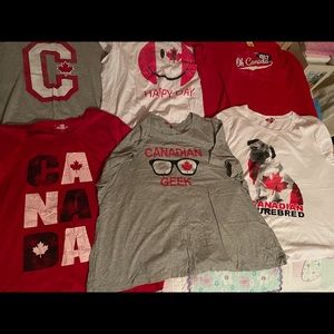 Women’s Plus Size 3X Giant Tiger Canada Day Shirt Lot